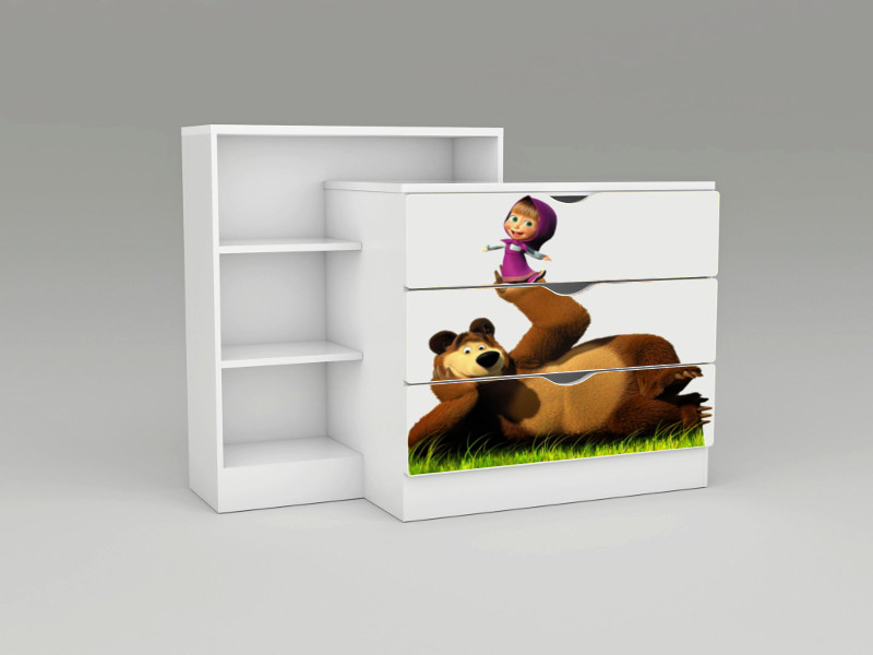 Becks komoda XXL DUO Máša a medveď